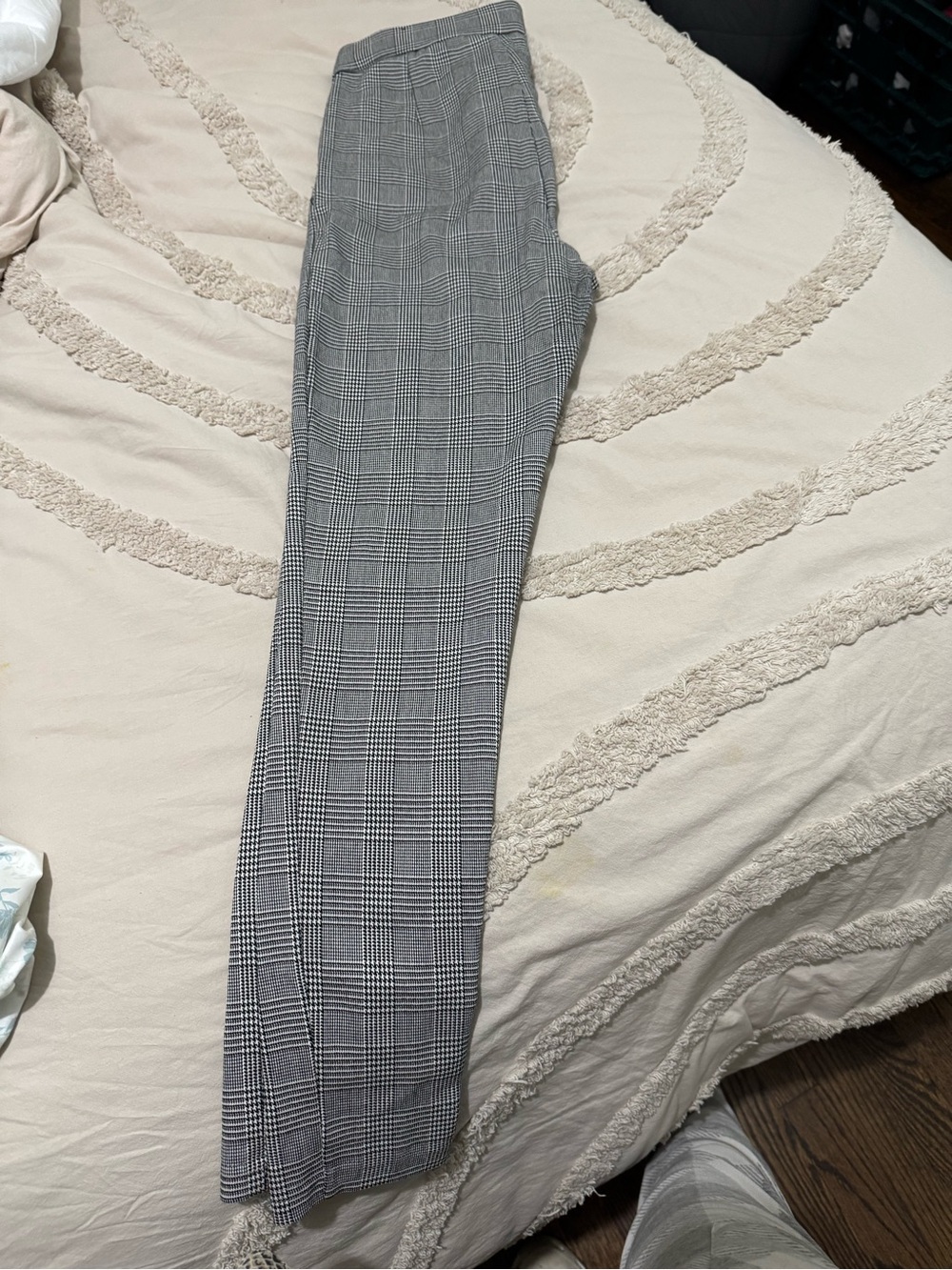 Zara Black & Gray Glen Plaid Men’s Dress Pants